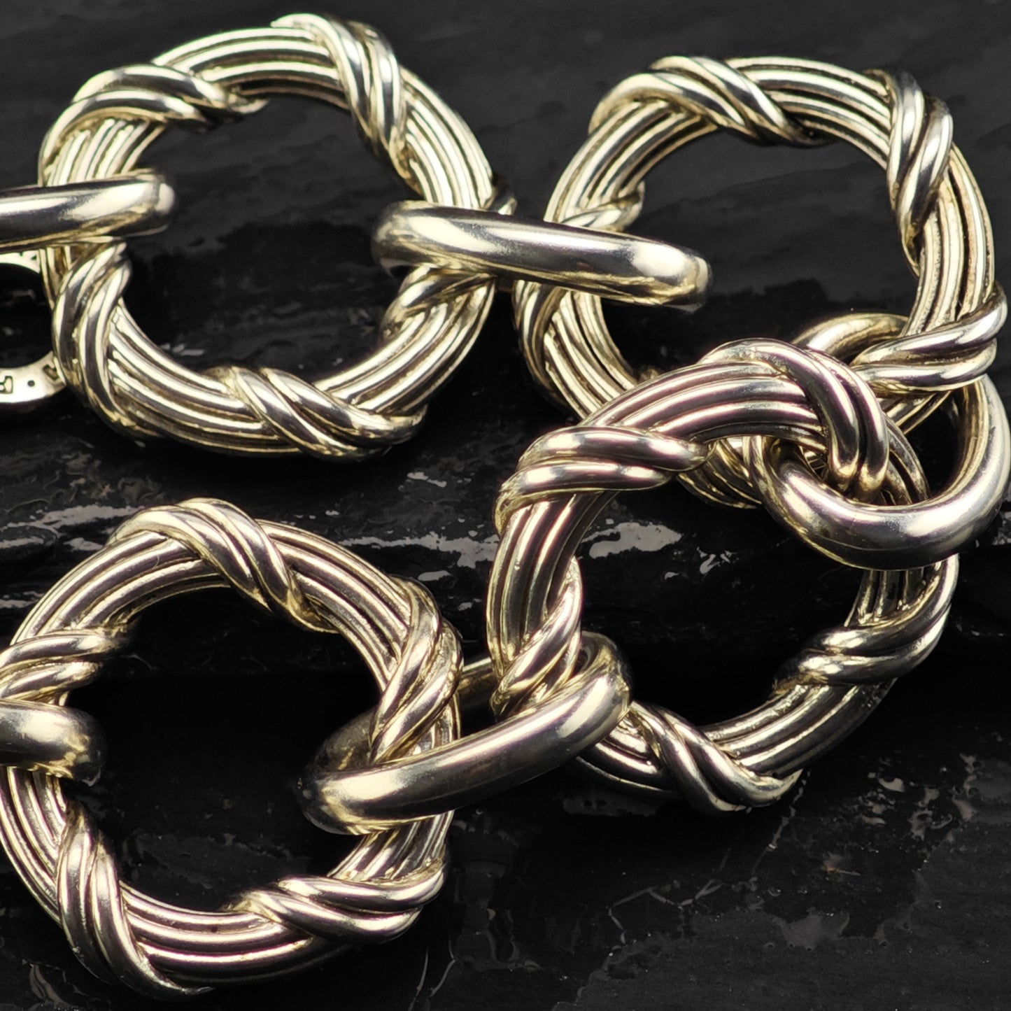 Peter Thomas Roth Sterling Silver Link Bracelet Sz 6 1/4" BR3048