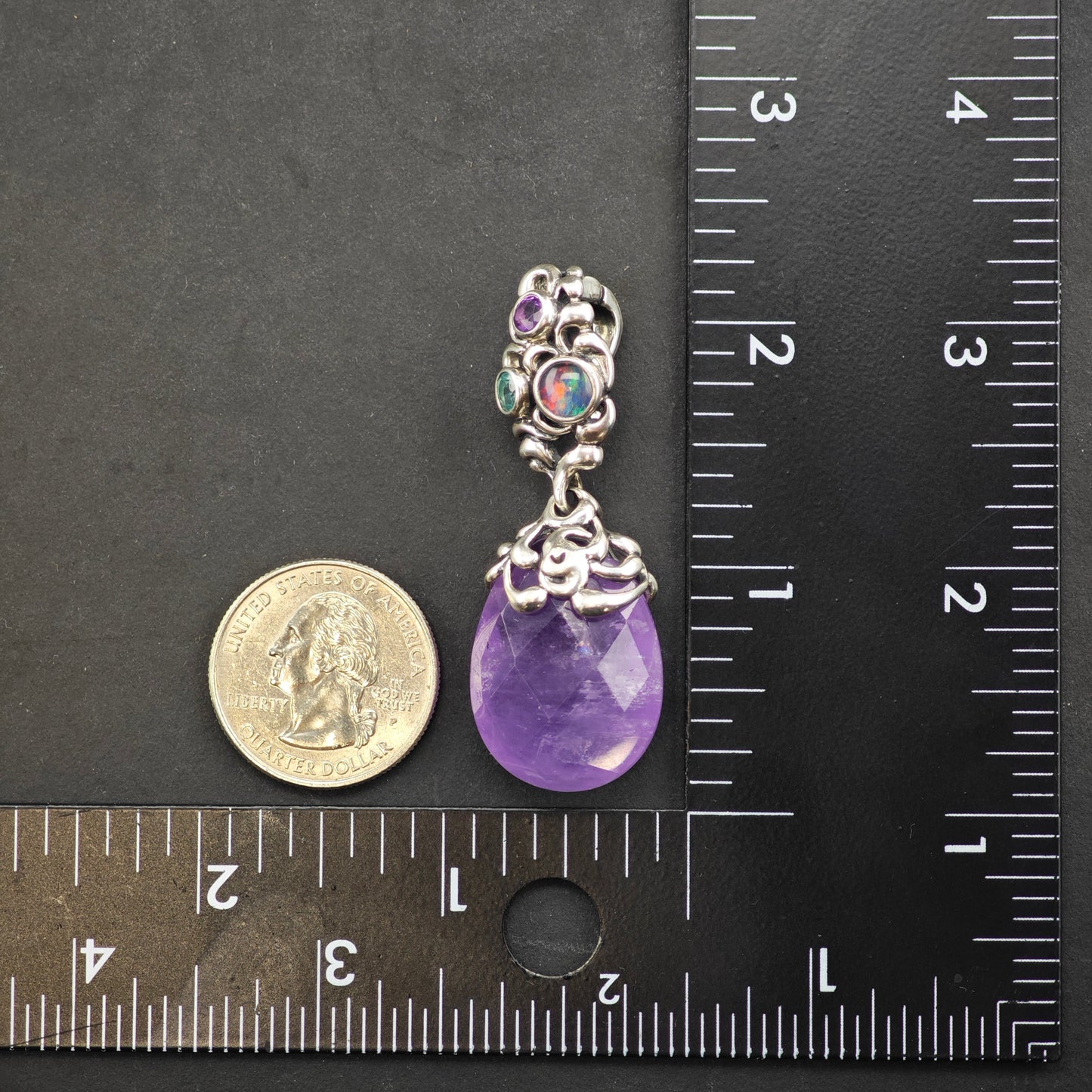 UPDATE PHOTOS Carolyn Pollack Gemstone Pendant Sterling Silver P2847