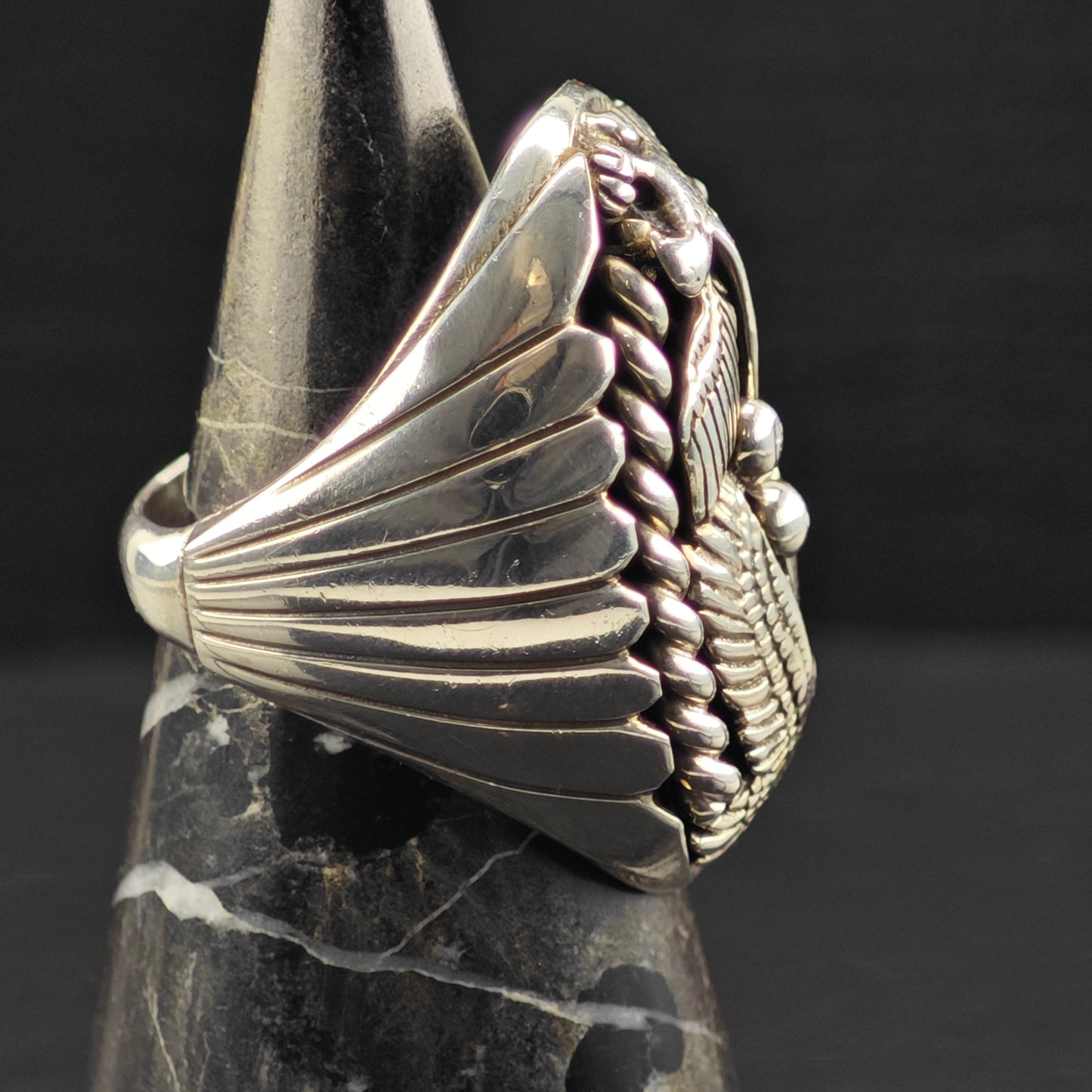 Sw Statement Eagle Ring Sterling Silver Sz 9 1/2 R6345