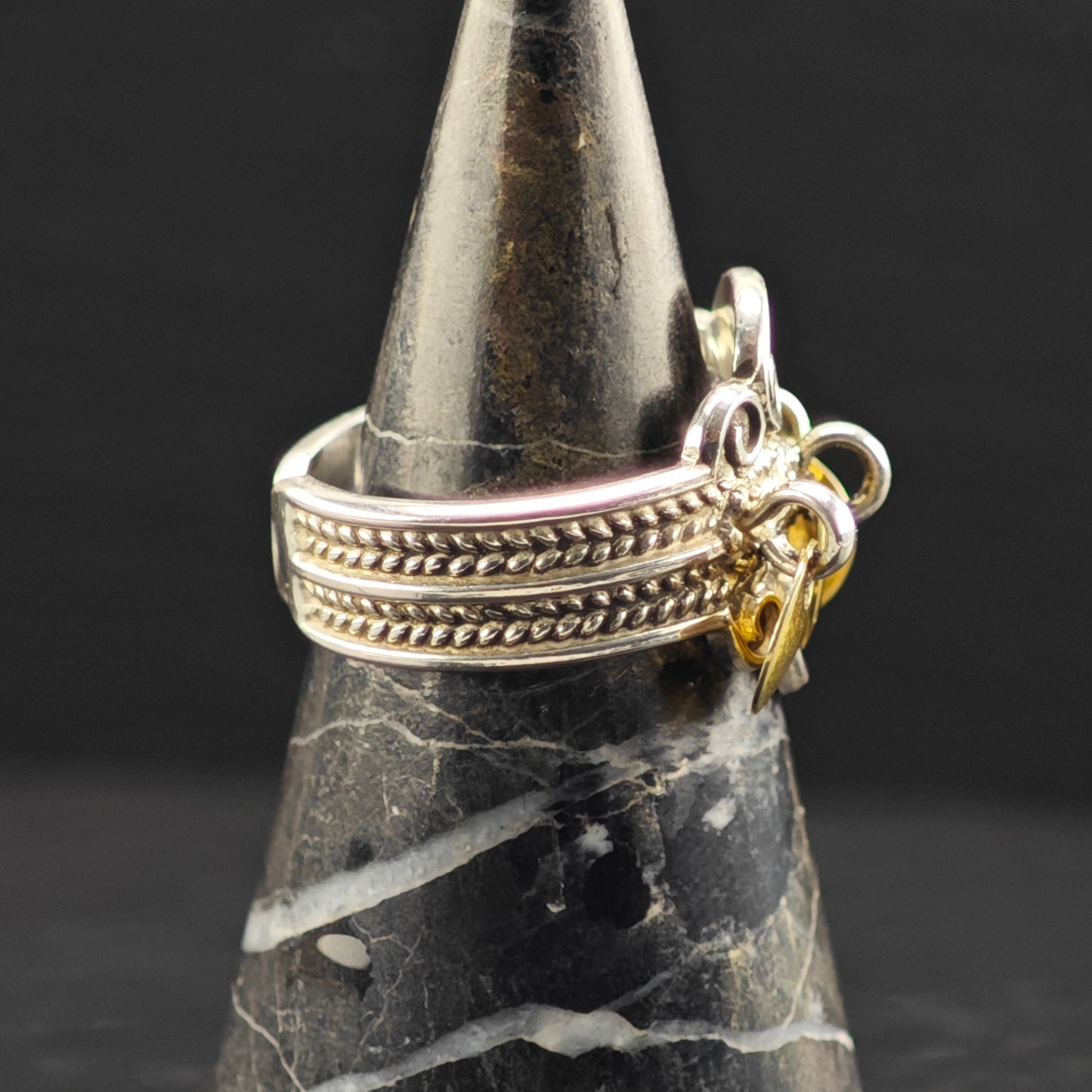 Norwegian Solje Style Ring 830 Silver Sz 7 R6374
