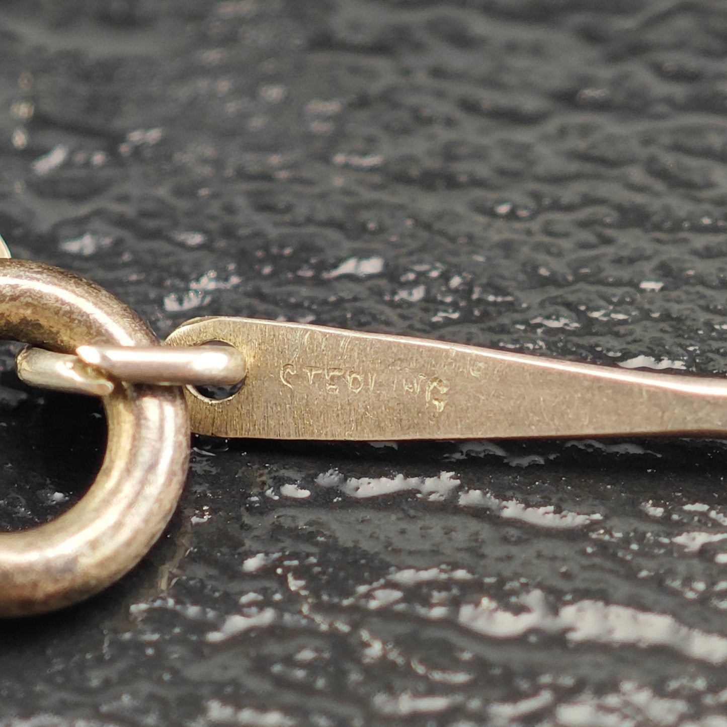 Brutalist Abstract, Sterling Silver Necklace N2698