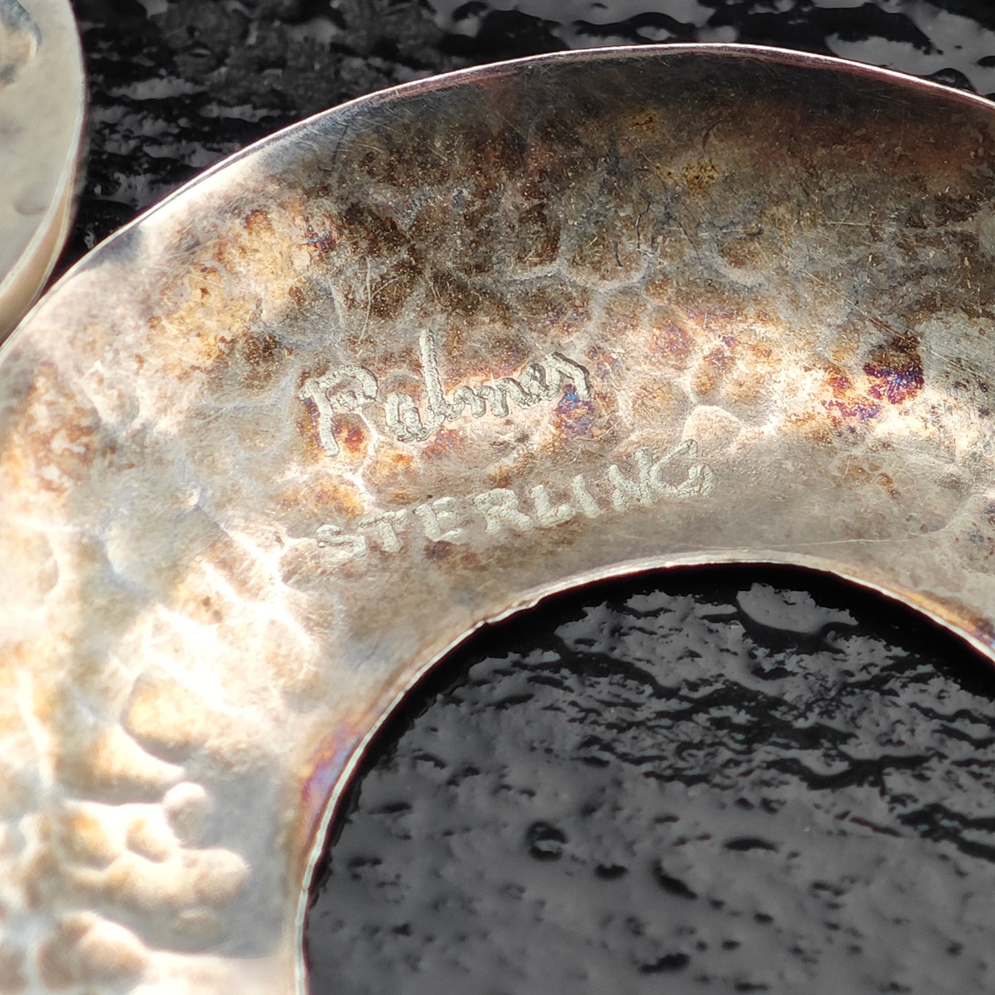 Studio Artist, Sterling Silver, Abstract Necklace N2699