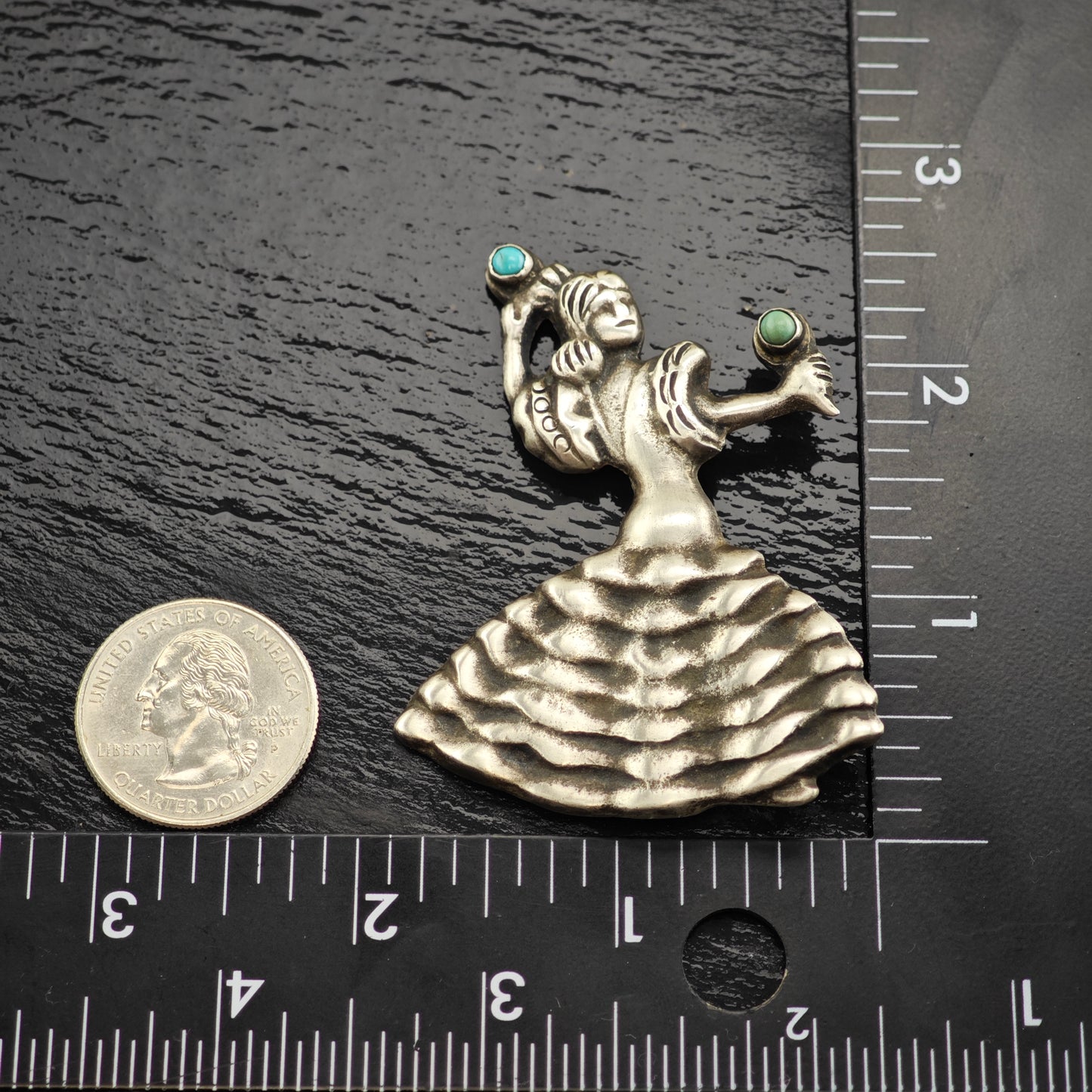 Pre Eagle Taxco Sterling Silver Brooch B2172