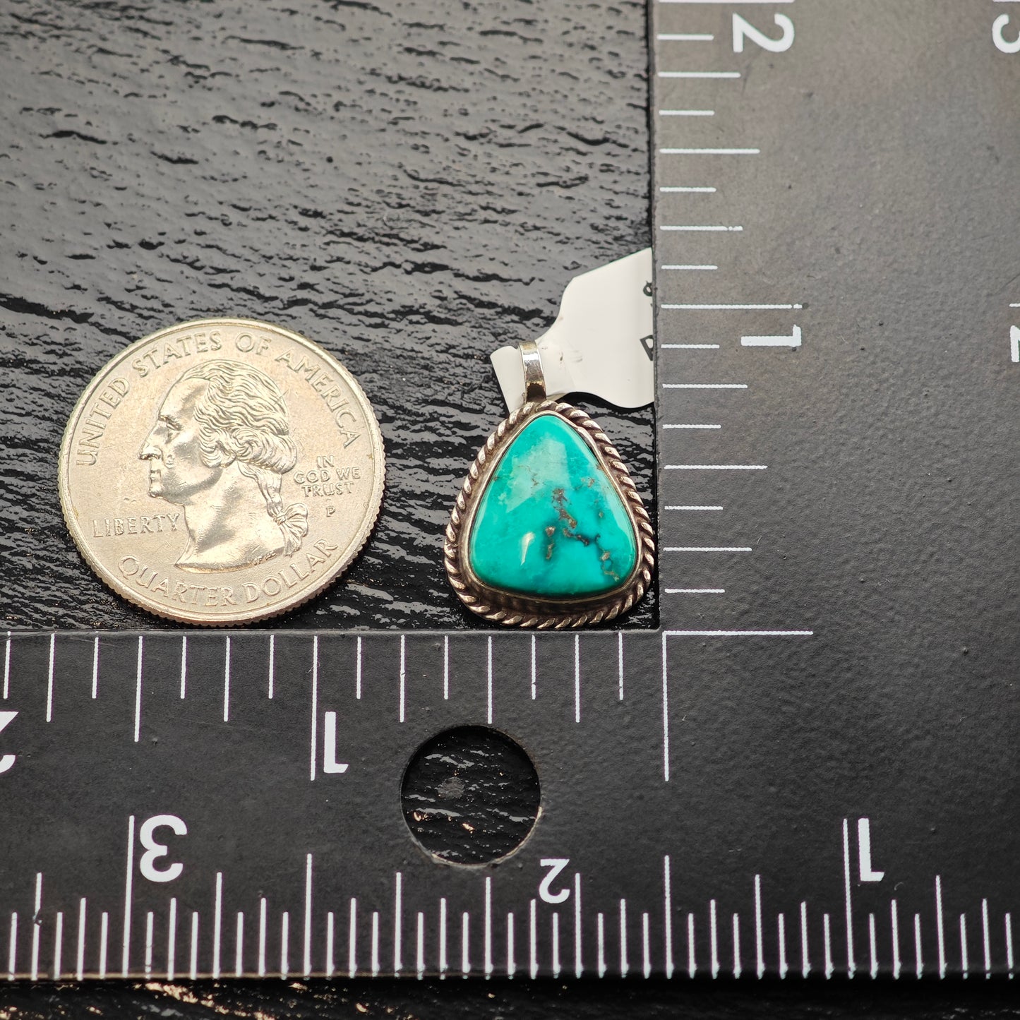Turquoise Pendant Sterling Silver P2921