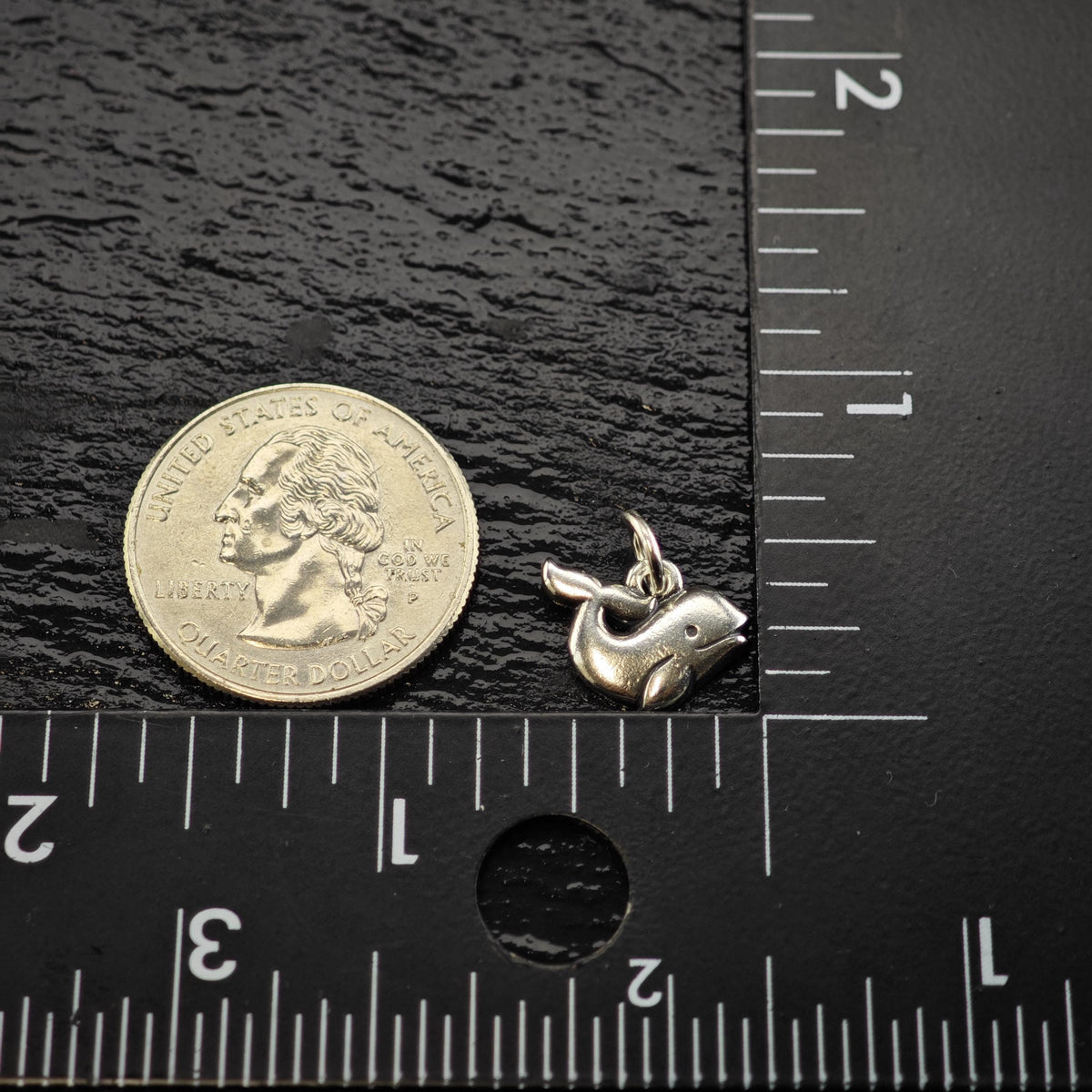 Vintage James Avery Sterling Silver Whale Charm P3178