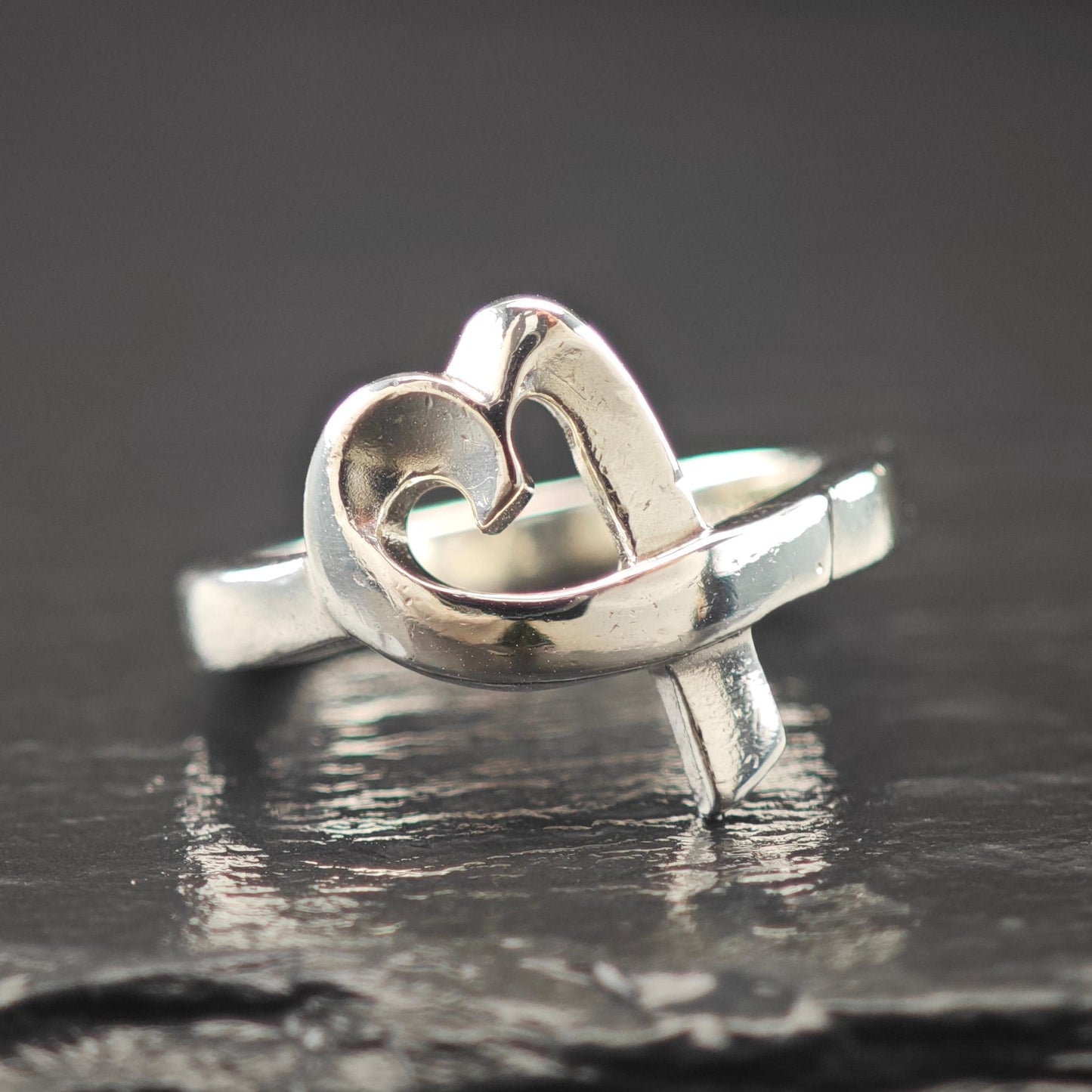 Tiffany Paloma Picasso Heart Ring Sterling Silver