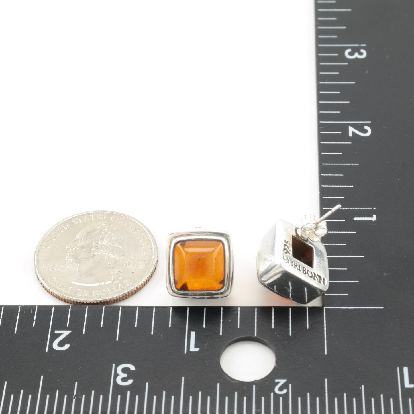 Vintage Lori Bonn Sterling Silver Stud Earrings