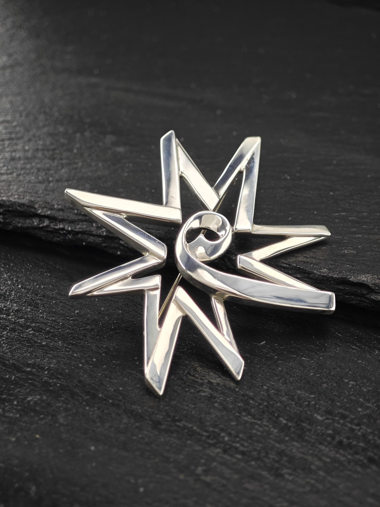 Tiffany & Co, Celestial Star Brooch Sterling Silver