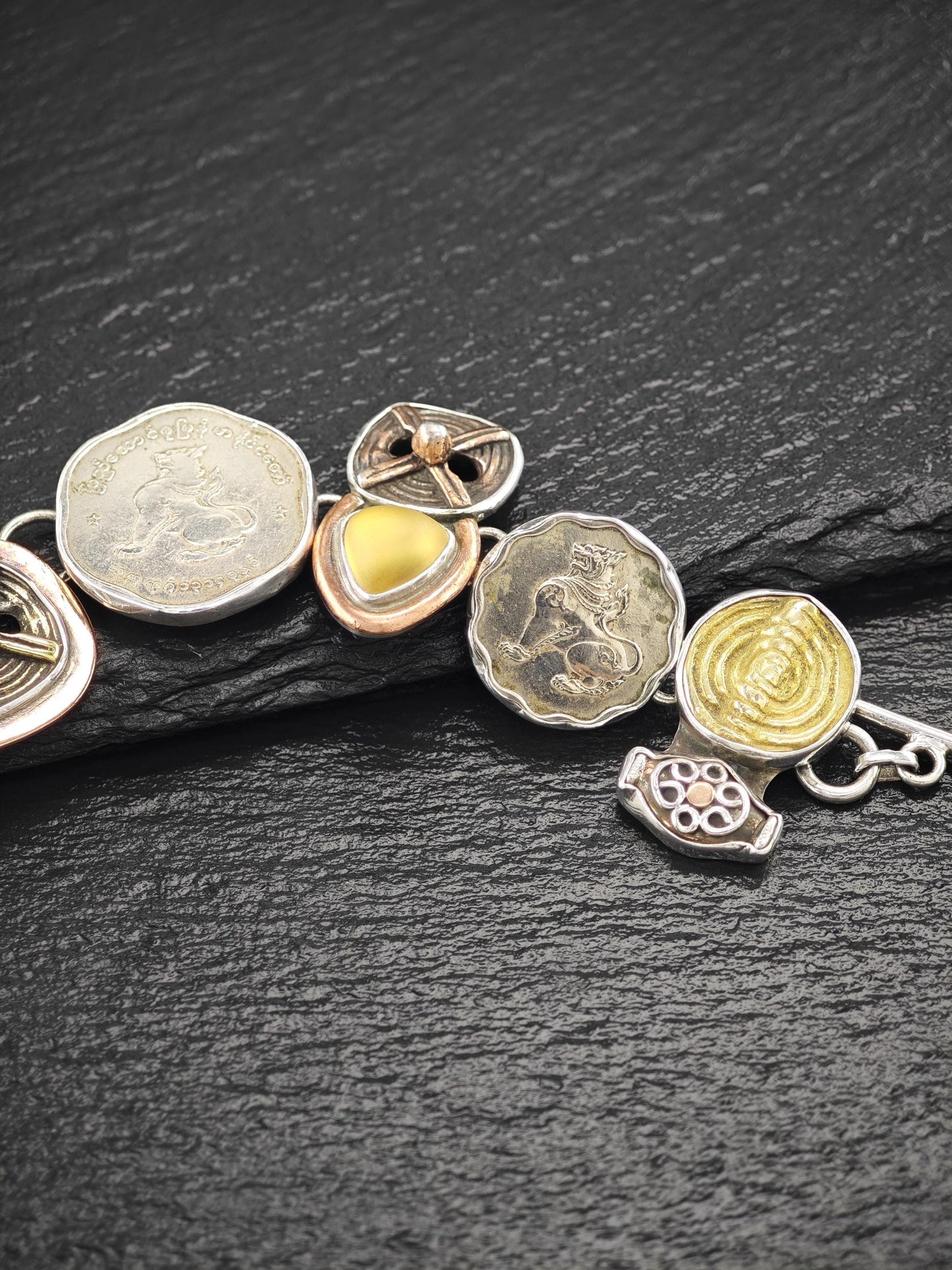 AKR Zodiac, Mix Metal Sterling Silver Bracelet
