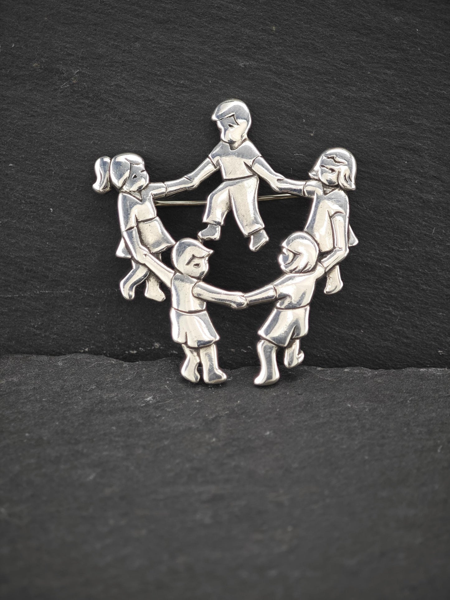 James Avery Ring Around The Roise Brooch Sterling Silver