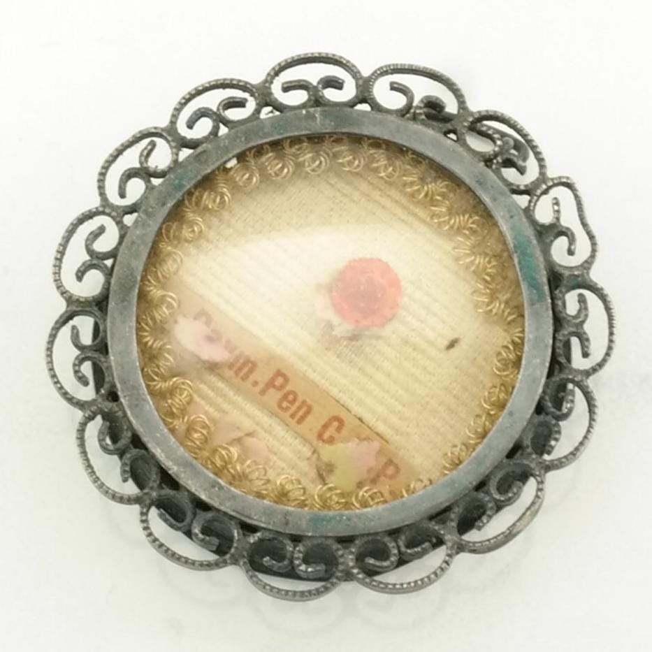 Vintage Holy Relic Catholic Raym.Pen C.O.P Sterling Silver Pendant