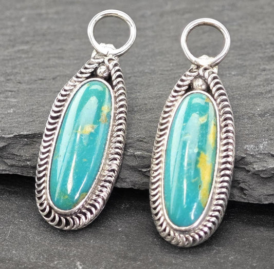 Vintage Modernist Sterling Silver Stud Earrings