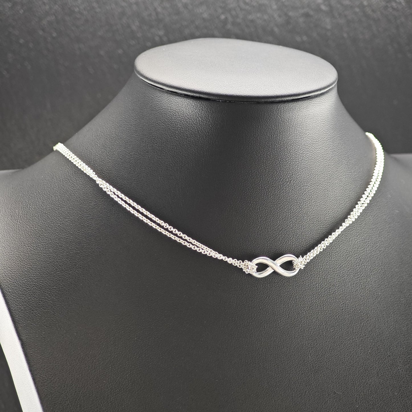 Vintage Tiffany & Co. Sterling Silver Infinity Symbol Necklace