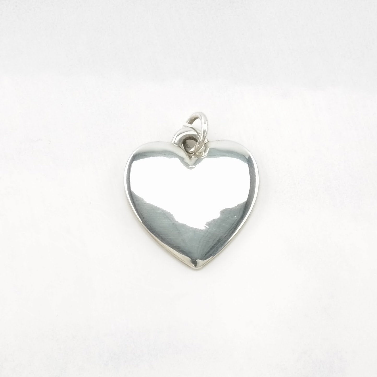 Choice of Vintage James Avery Heart Key Sterling Silver Pendant