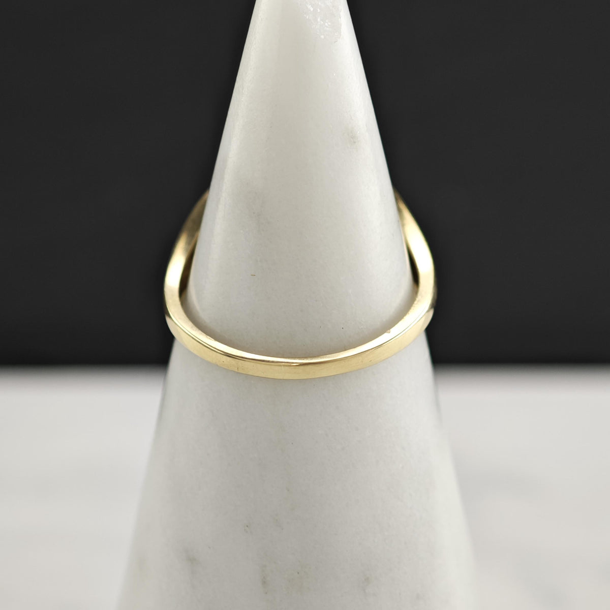 Diamond Waterfall 10K Yellow Gold Ring Sz 7 R6794