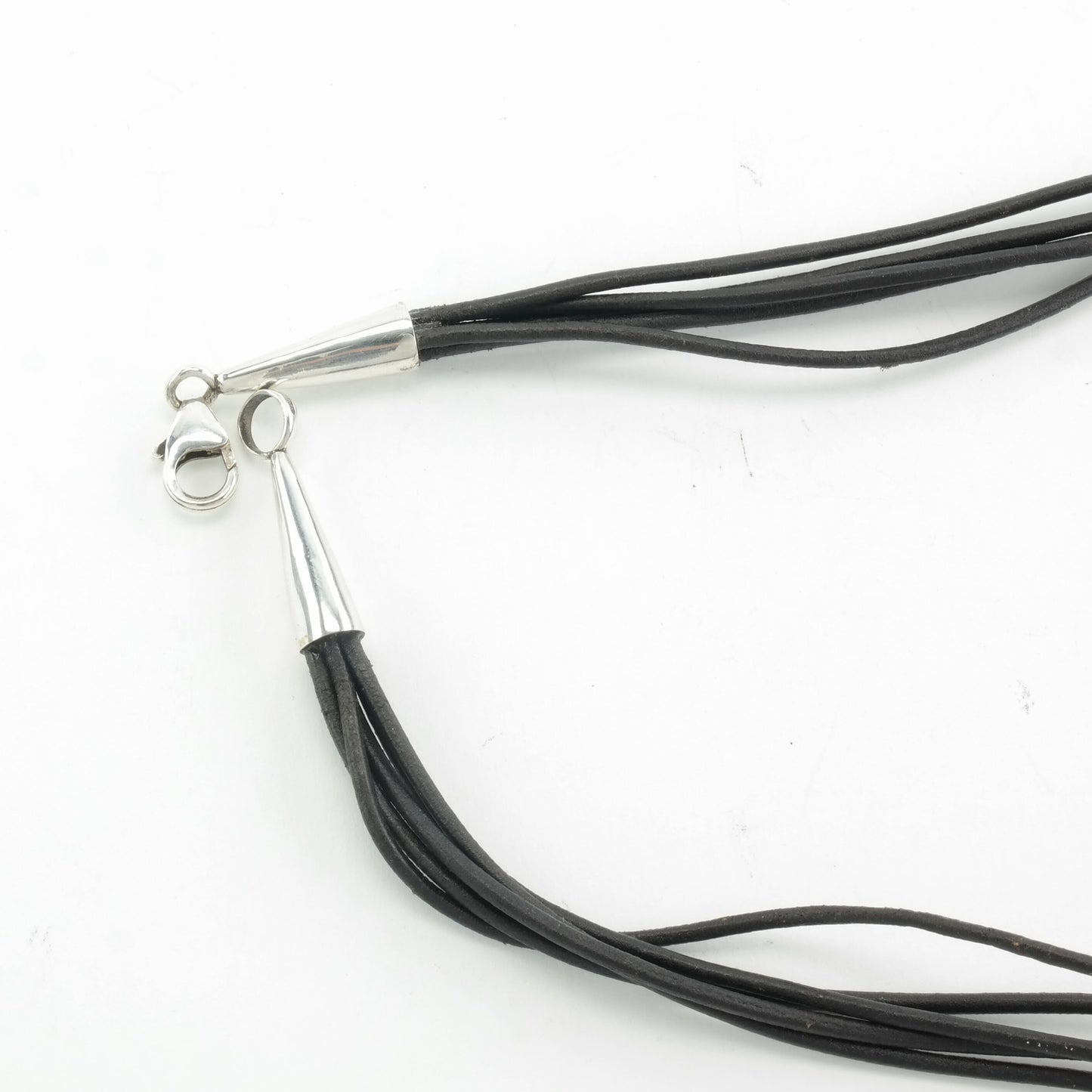 Vintage Sterling Silver Yellow Amber Heart Necklace