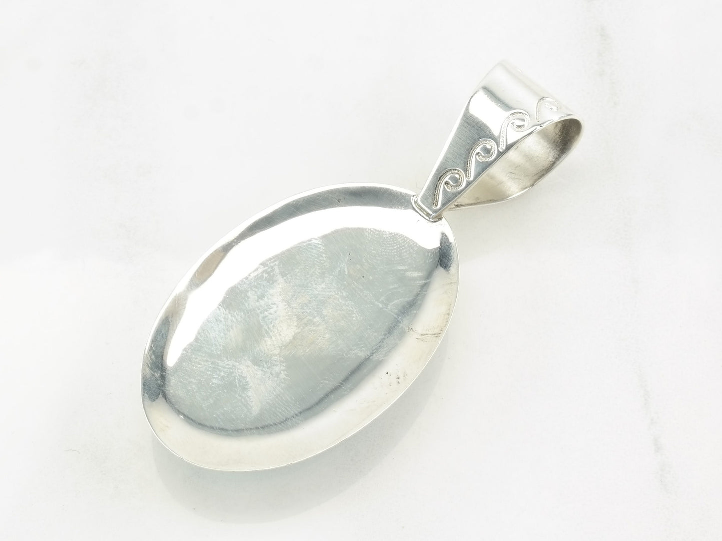 Vintage DTR Turquoise Sterling Silver Pendant