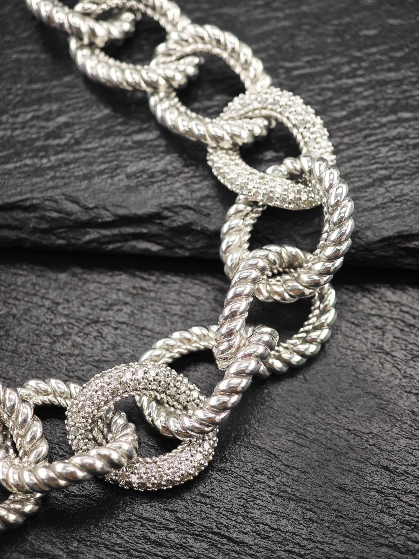 Vintage Judith Ripka Bracelet Sterling Silver