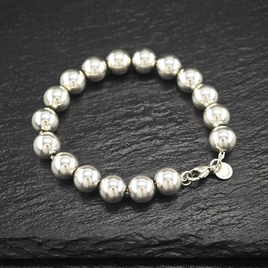 Tiffany Hardwear 10mm Ball Bracelet Sterling Silver