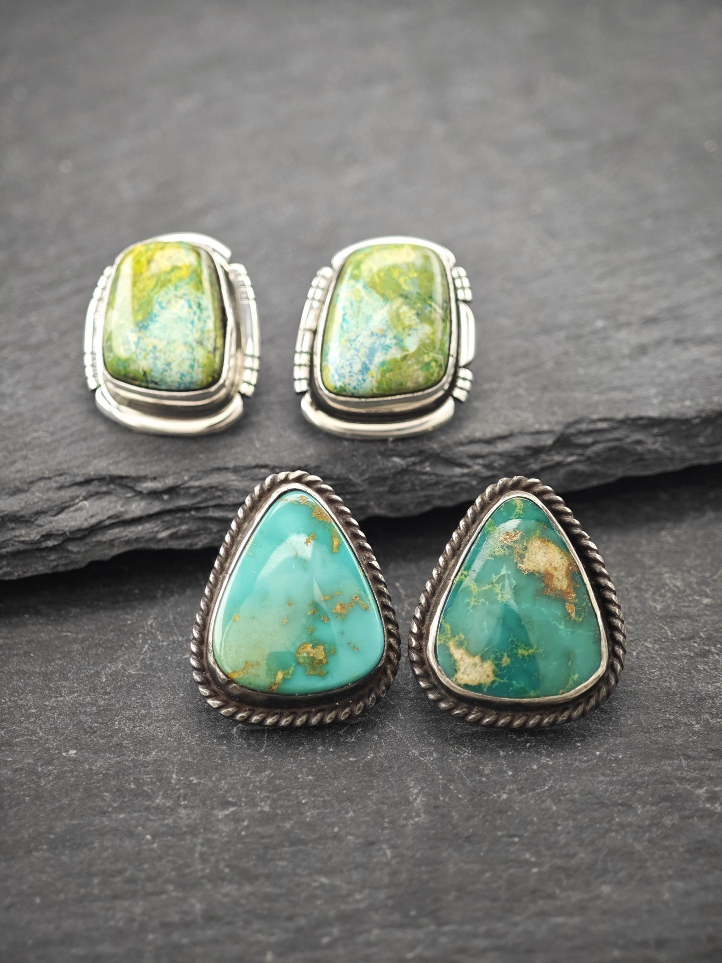 Choice of Native American Stud Earrings Sterling Silver