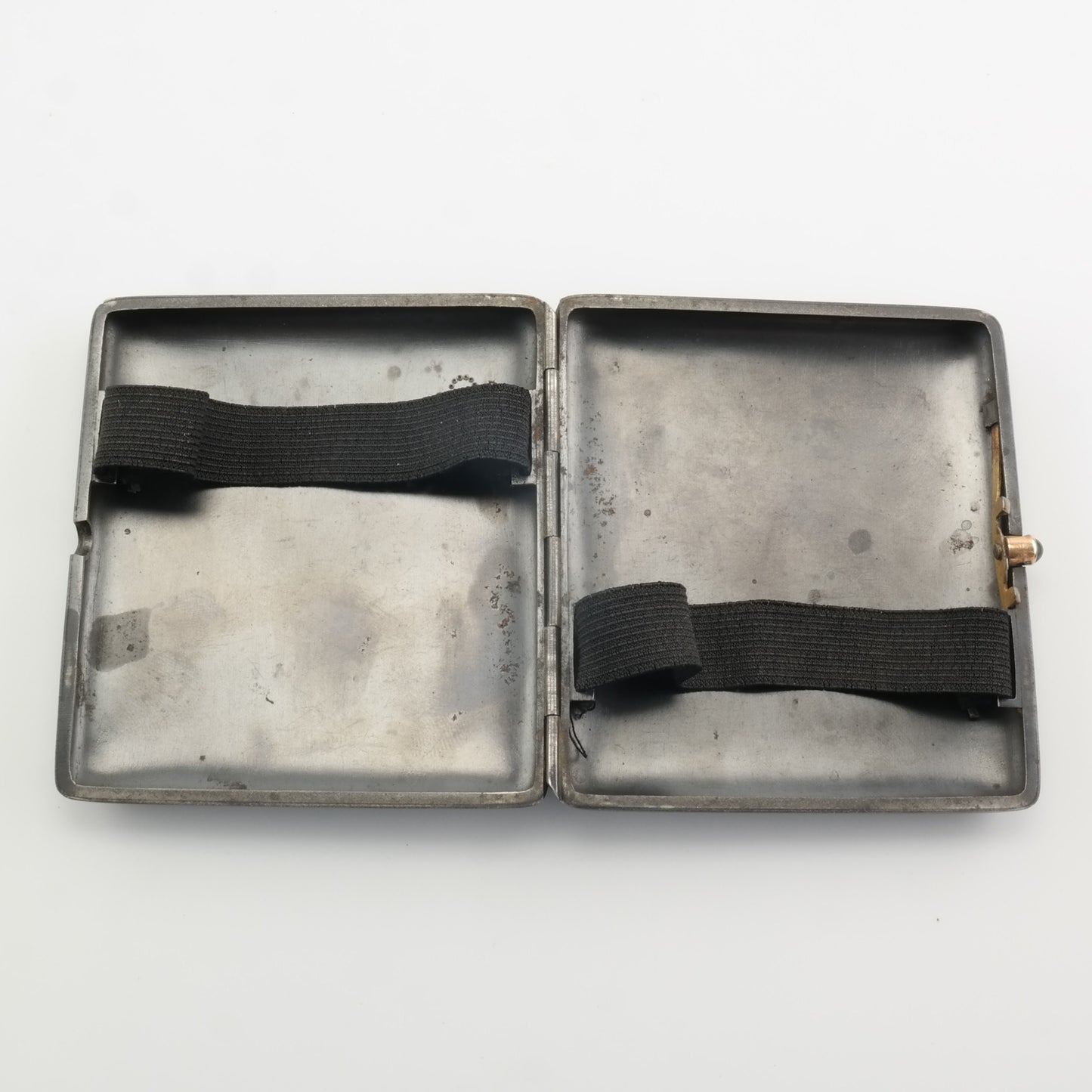 Victorian Era Gunmetal Cigarette Case Sterling MISC0074