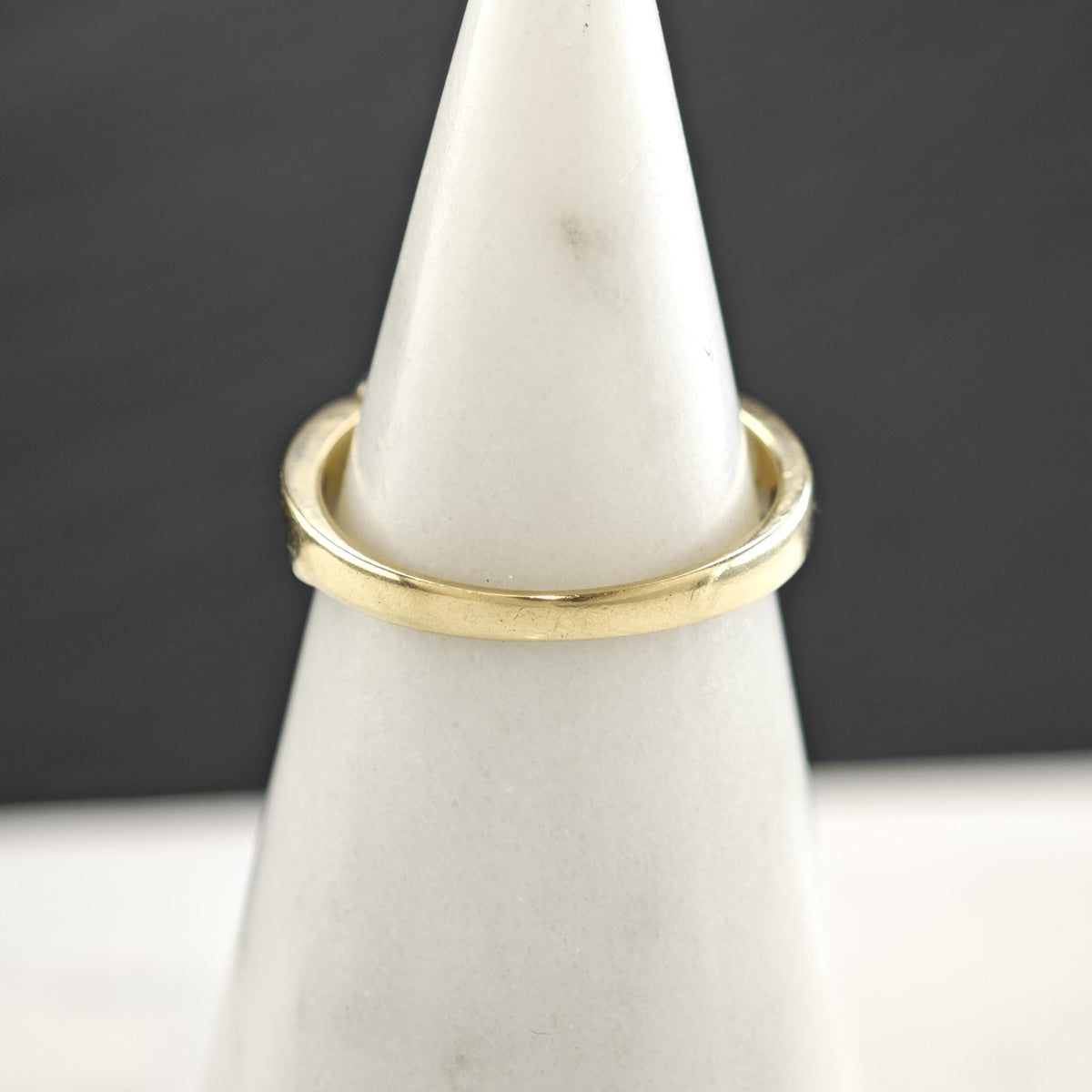 Three Year Anniversary Band .50cttw 14K Yellow Gold Ring Sz 6 1/2 R6783