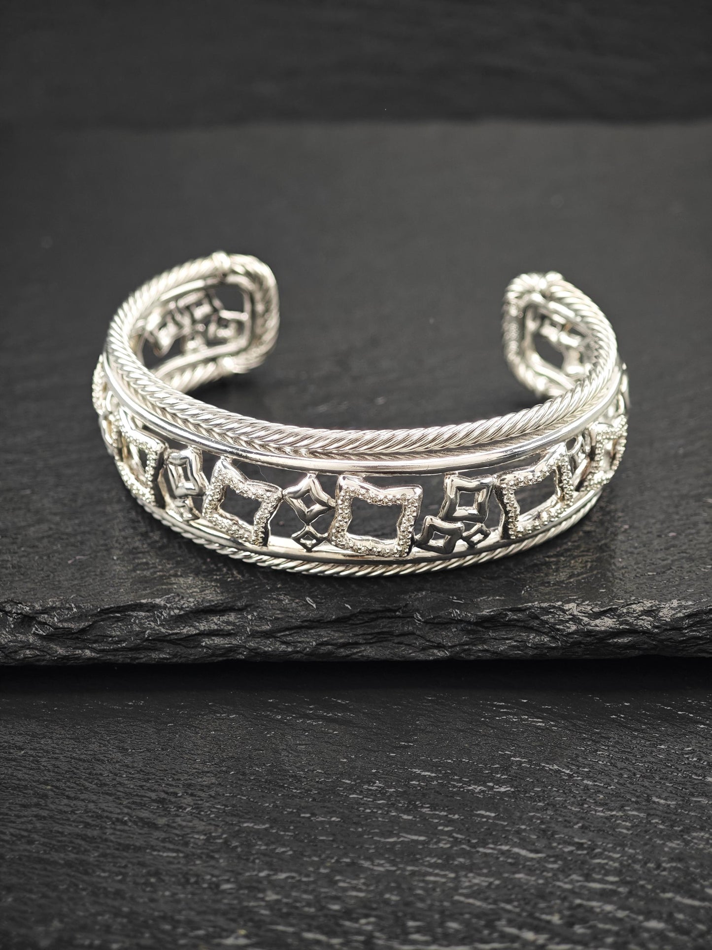 David Yurman Cuff Bracelet Sterling Silver