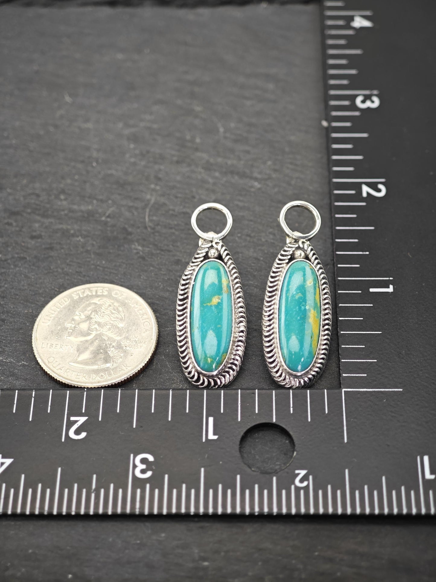 Vintage Modernist Sterling Silver Stud Earrings