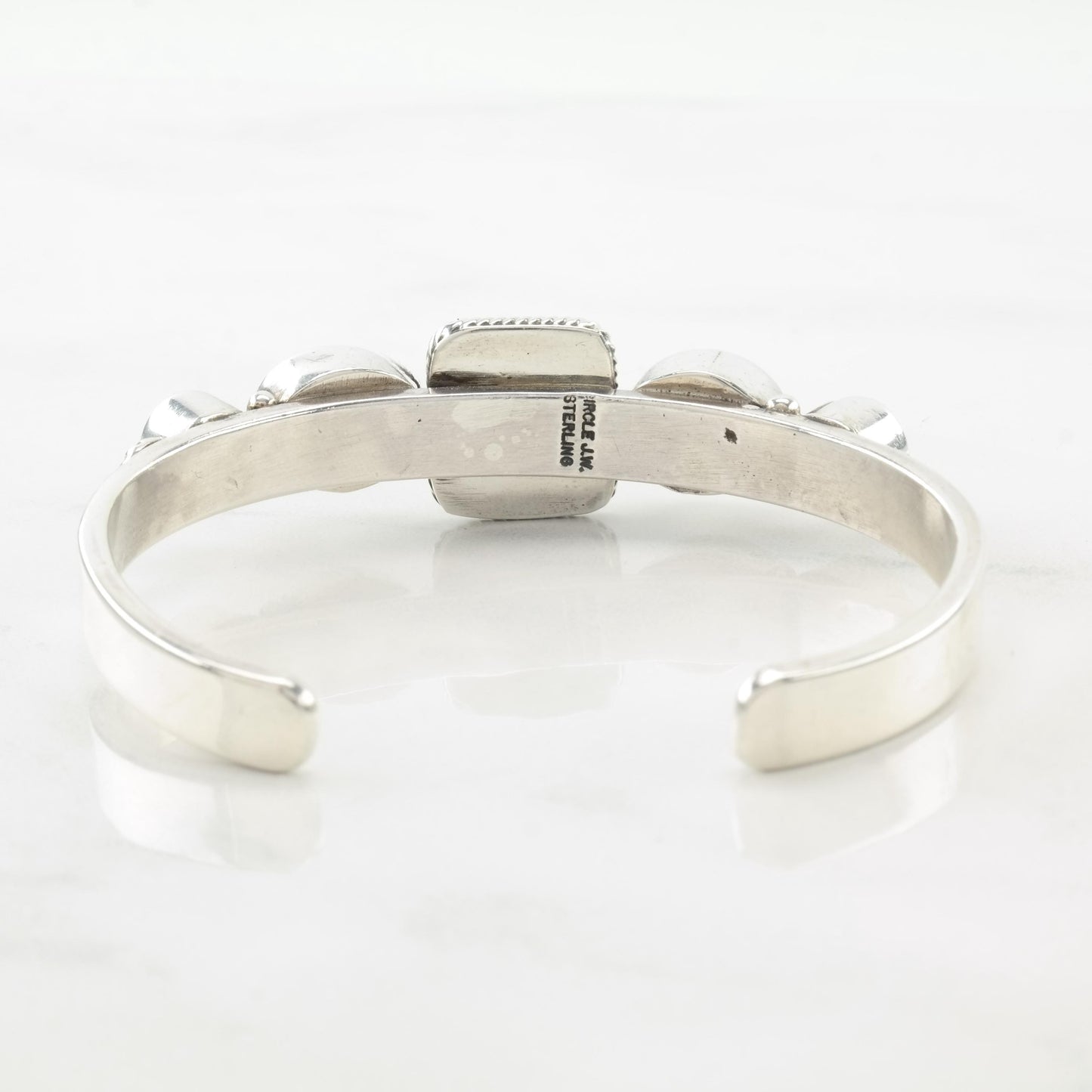 Vintage Navajo Sterling Silver Cuff Bracelet