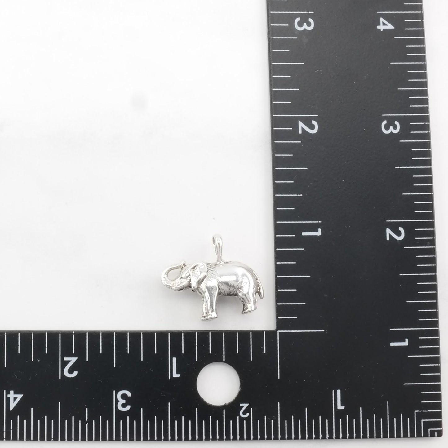Vintage Elephant Sterling Silver Pendant