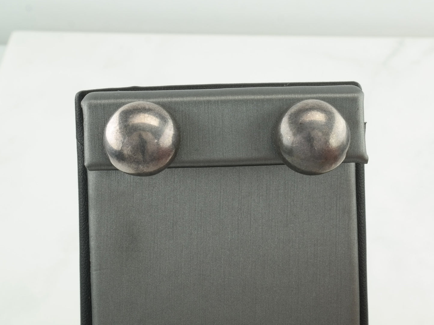 Kalo Sterling Silver Dome Screwback Earrings