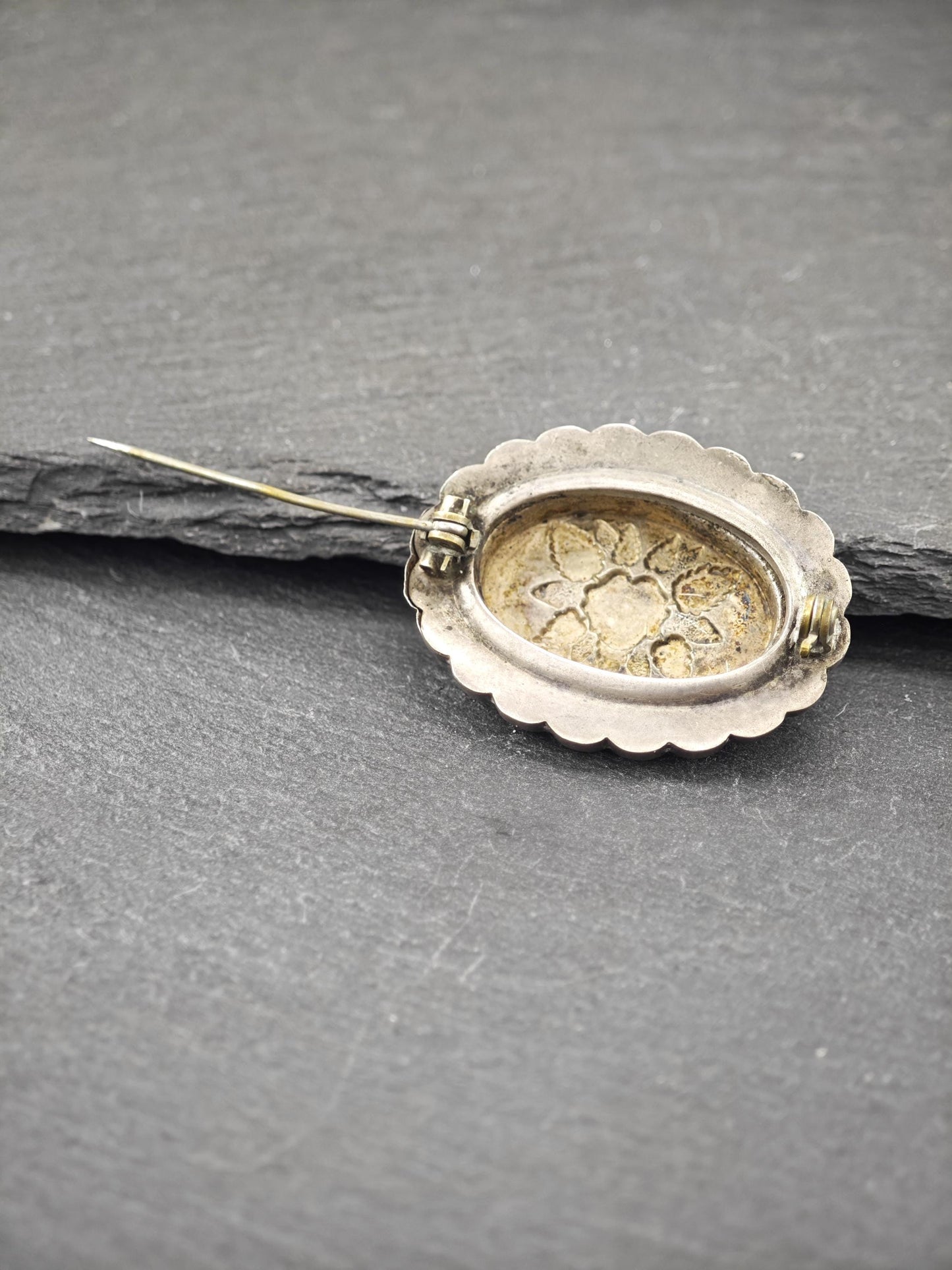 Vintage Victorian, English Brooch Sterling Silver
