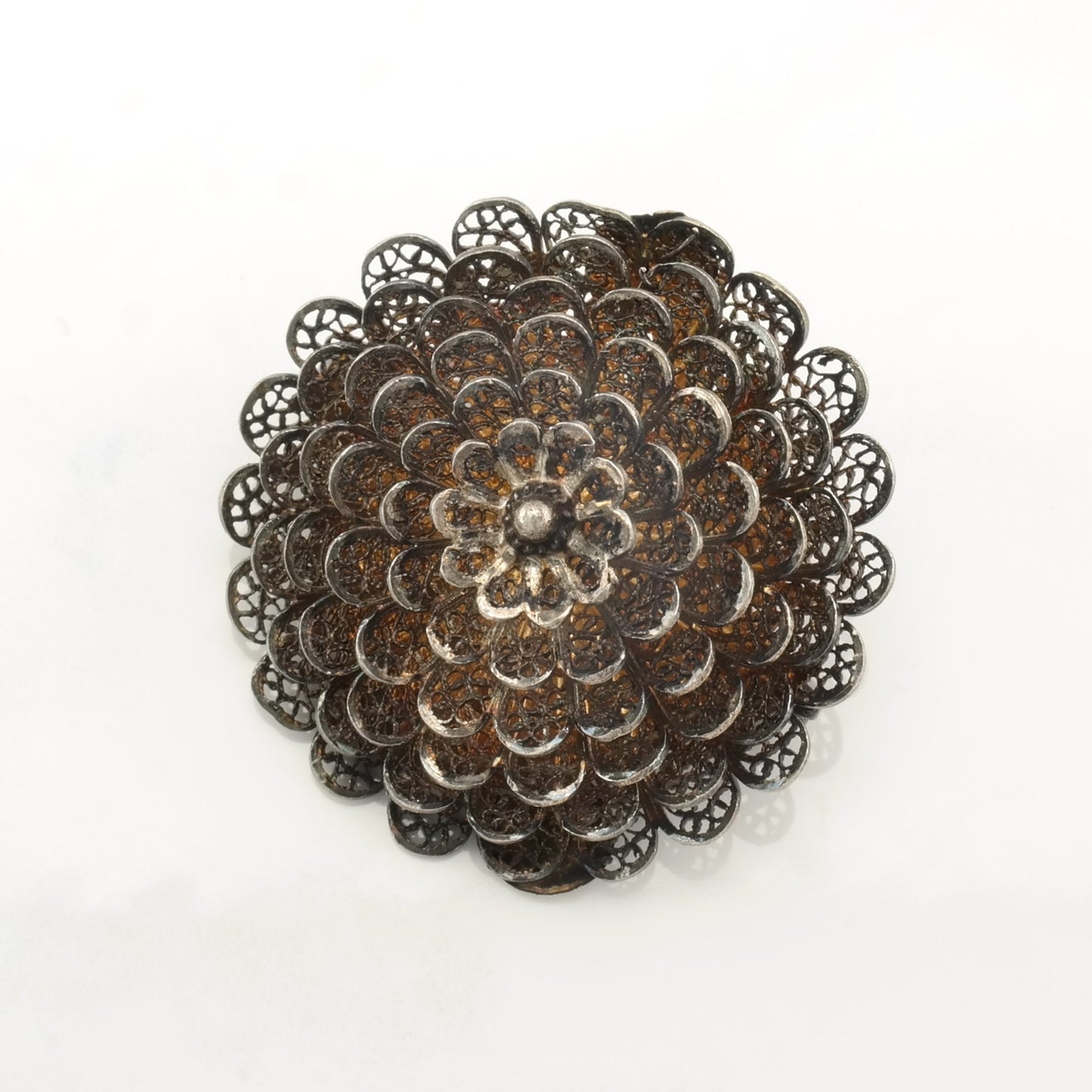 Filigree Silver Sterling Brooch by Alice Caviness B1652