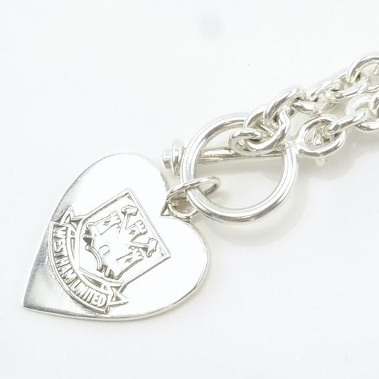 Soccer Sterling Silver Link Bracelet