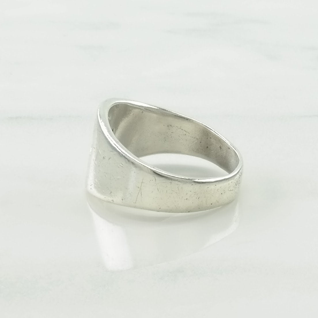 Vintage Sterling Silver Ring Cross Cutout Size 7 3/4