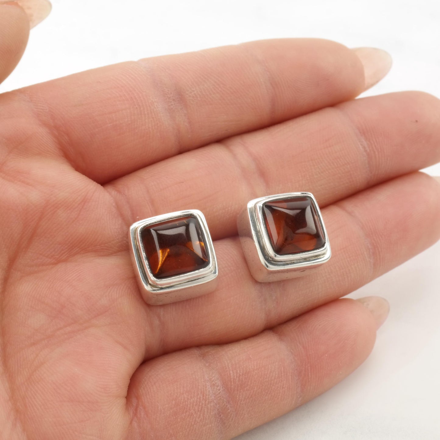 Vintage Lori Bonn Sterling Silver Stud Earrings