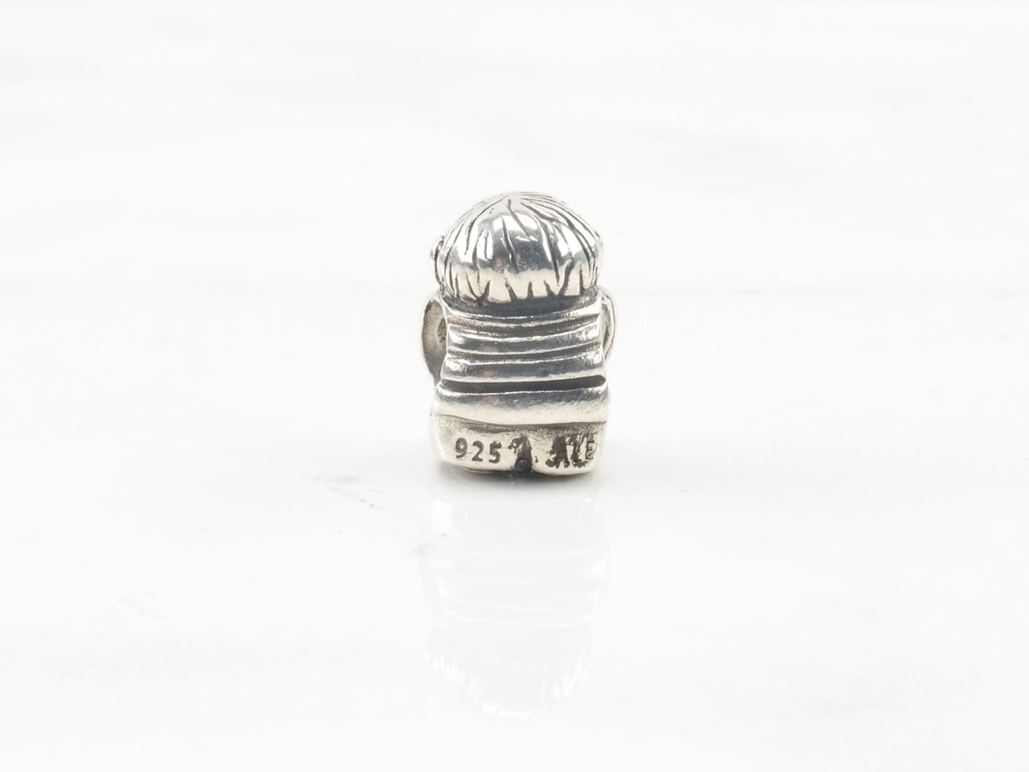 Vintage Sterling Silver Pandora Charm Child Pendant
