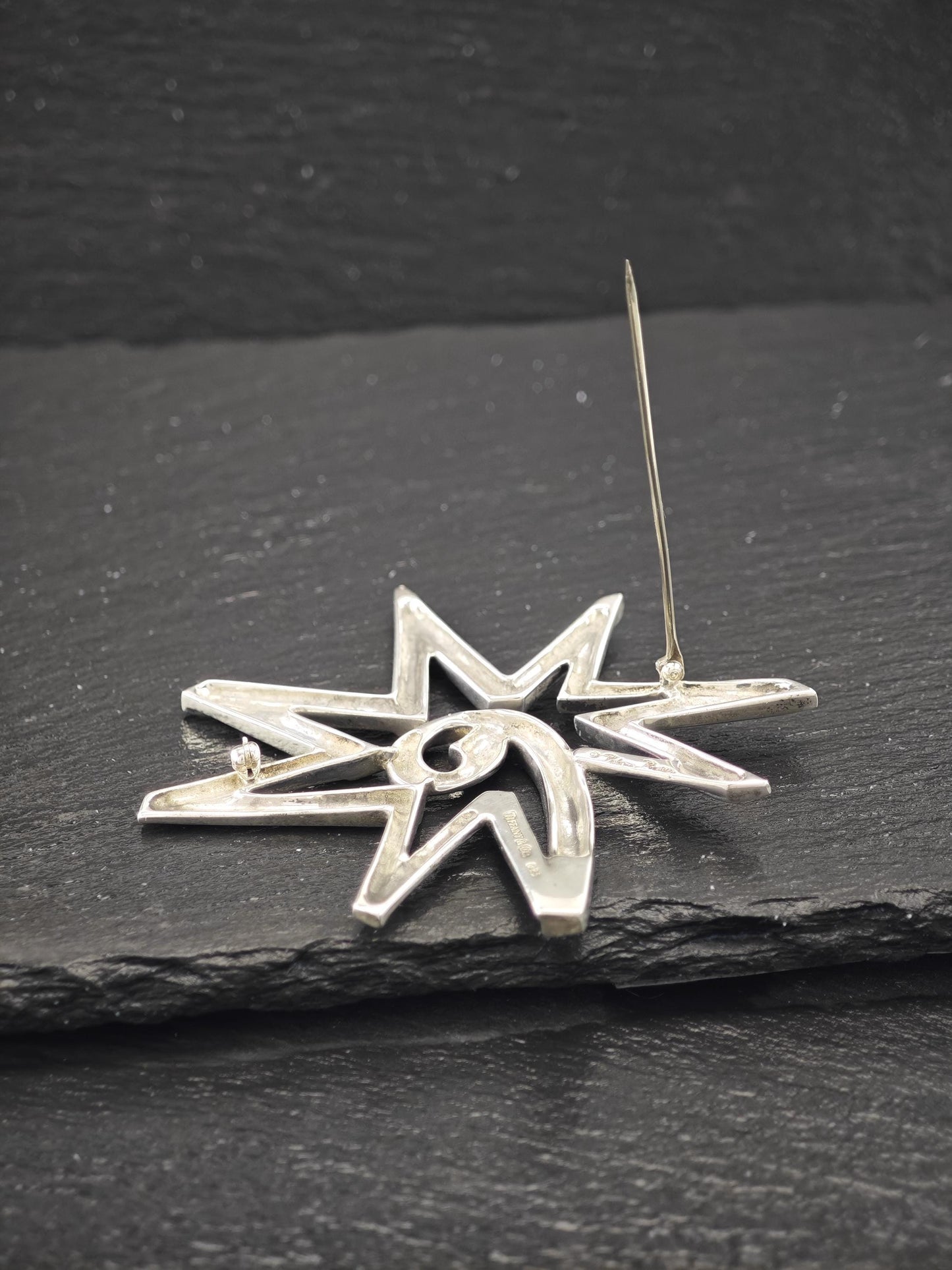 Tiffany & Co, Celestial Star Brooch Sterling Silver