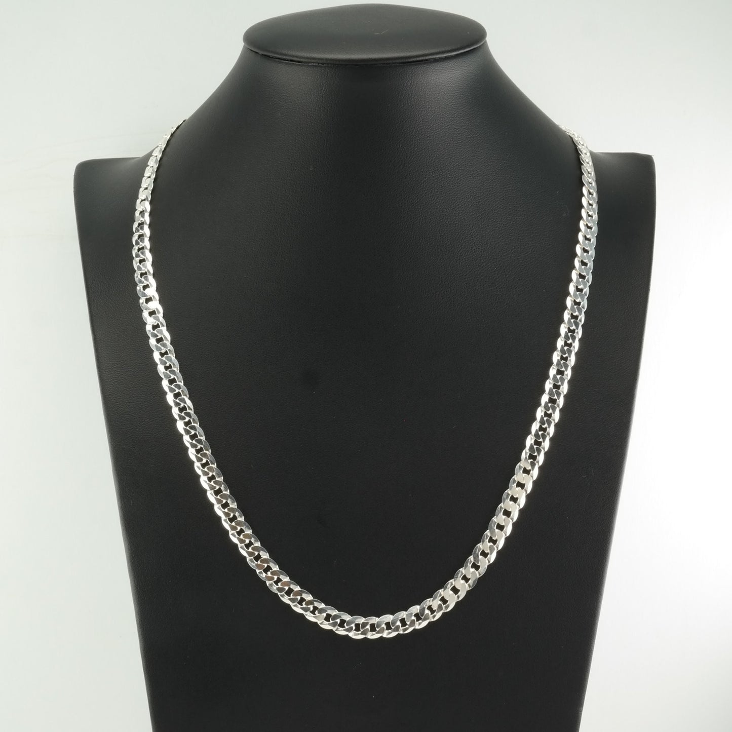 6.5mm Cuban Sterling Silver Chain Curb Link