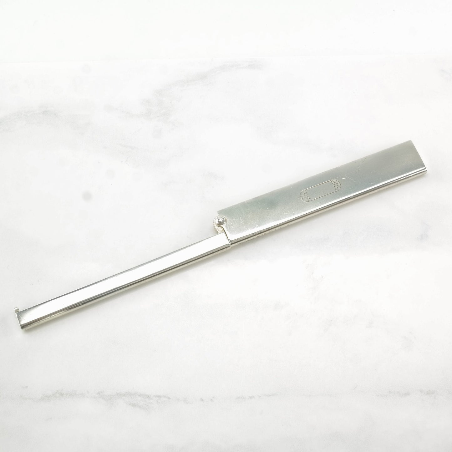 Art Deco Sterling Silver Comb Case