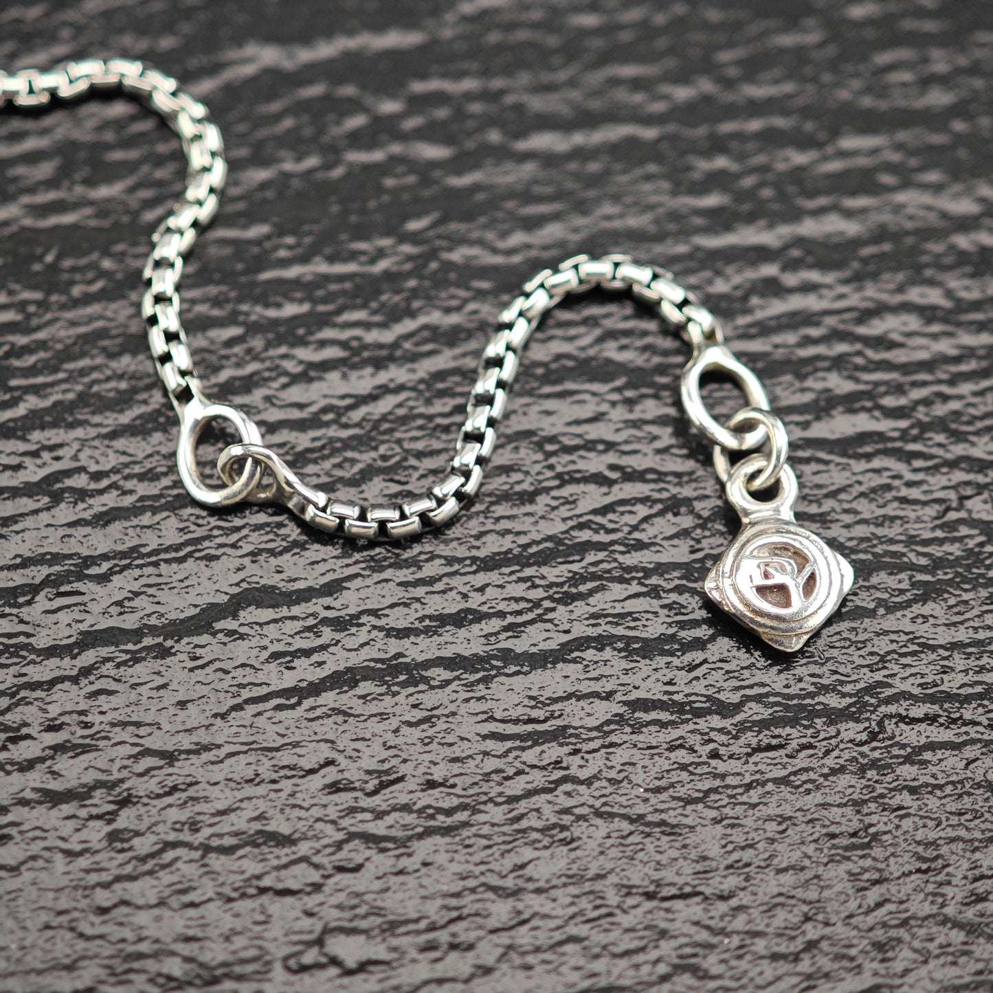 David Yurman Sterling Silver Diamond Stax Necklace Small