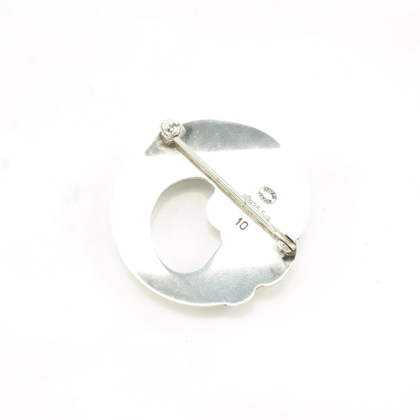 Georg Jensen Silver Brooch | Vintage Scandinavian Modern Jewelry | Fish Design | Sterling Silver Pin