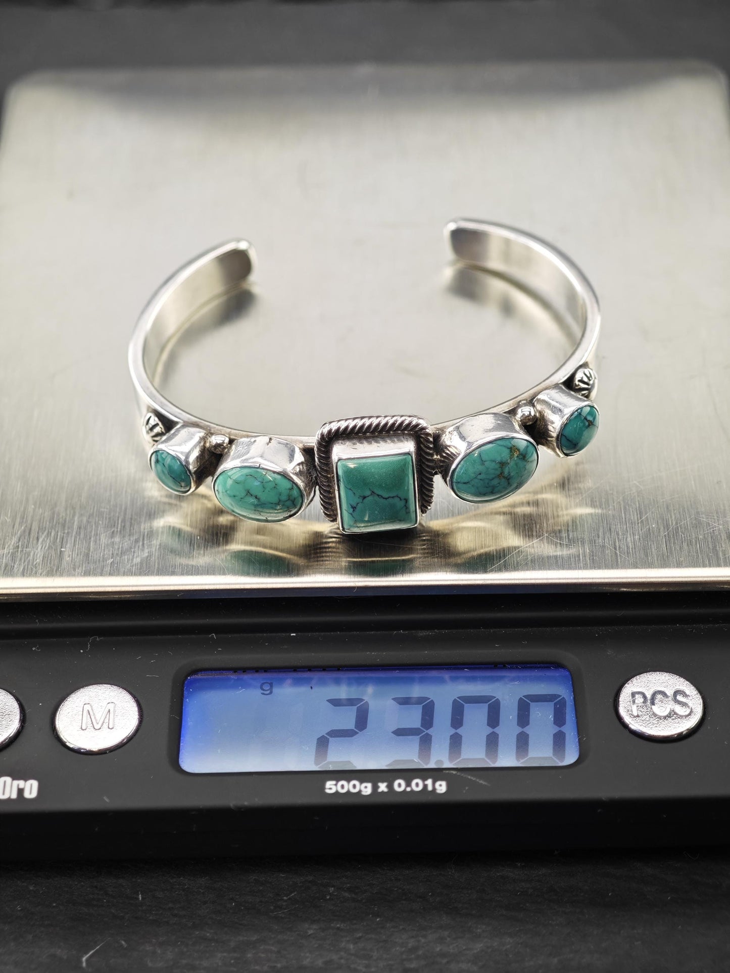 Vintage Navajo Sterling Silver Cuff Bracelet