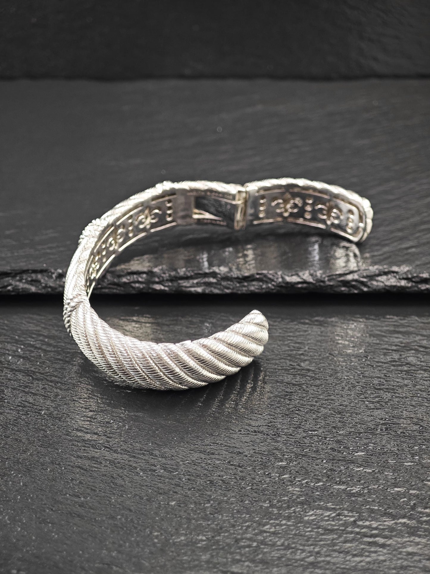 Vintage Judith Ripka, DQCZ Bracelet Sterling Silver