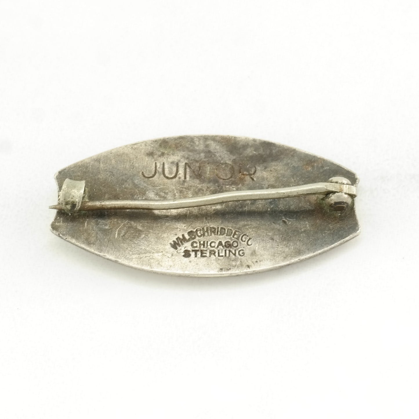 Antique Sterling Silver Brooch 1929 Low Organization Games