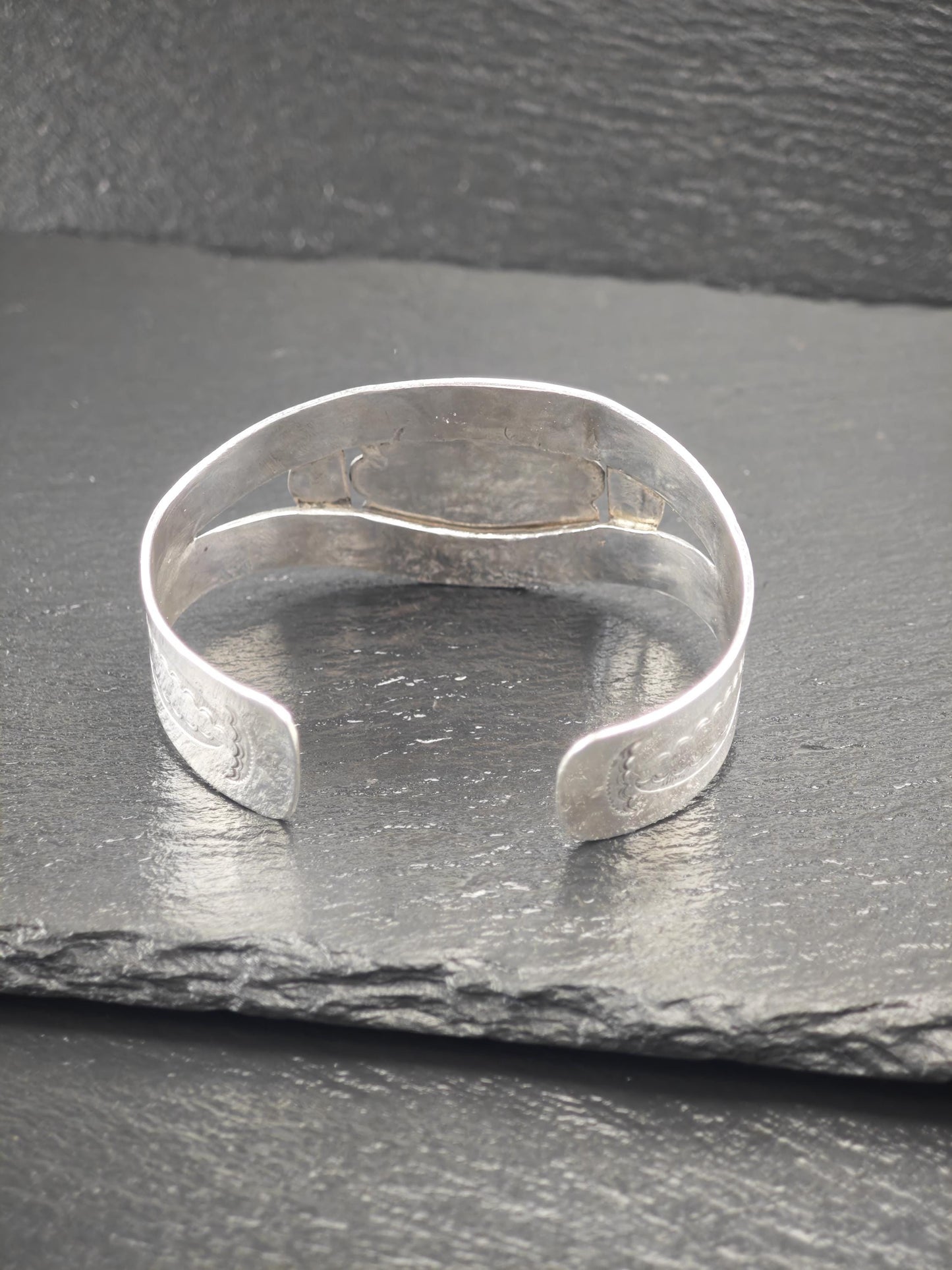 Fred Harvey Era Cerillos, Native American Cuff Bracelet Sterling Silver