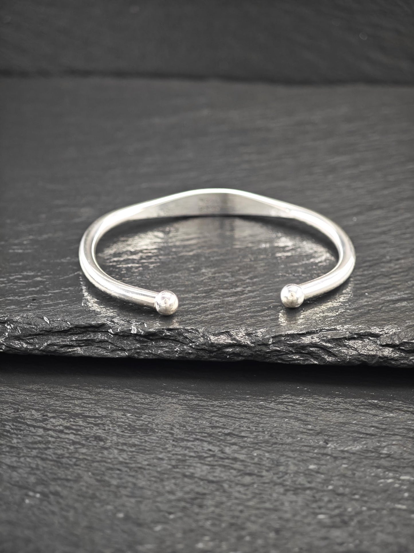 Vintage Denmark Cuff Bracelet Sterling Silver