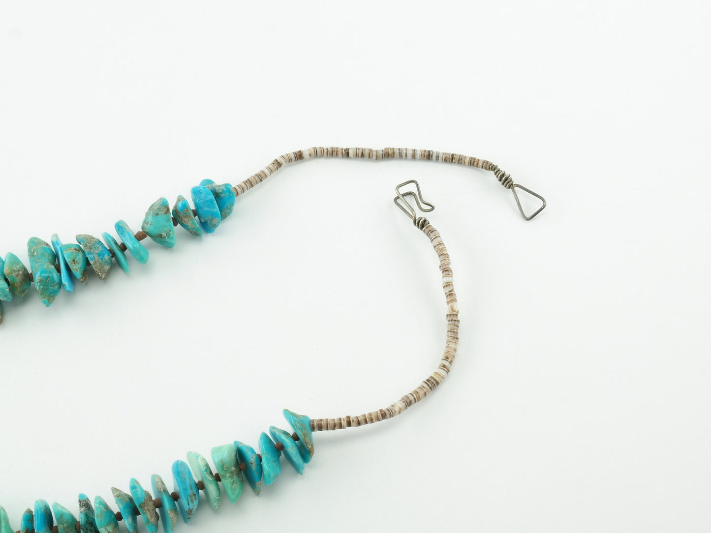 Turquoise Necklace | Graduated Turquoise Heishi | Southwestern Jewelry | 1970s