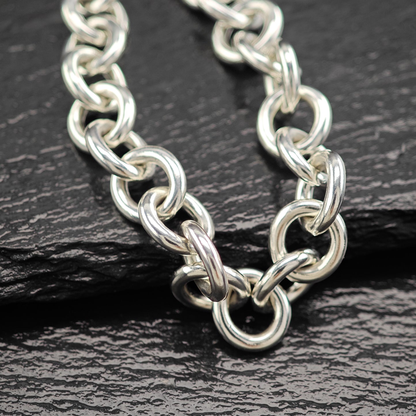 Tiffany Heart Tag Curb Bracelet Sterling Silver 7 1/2"