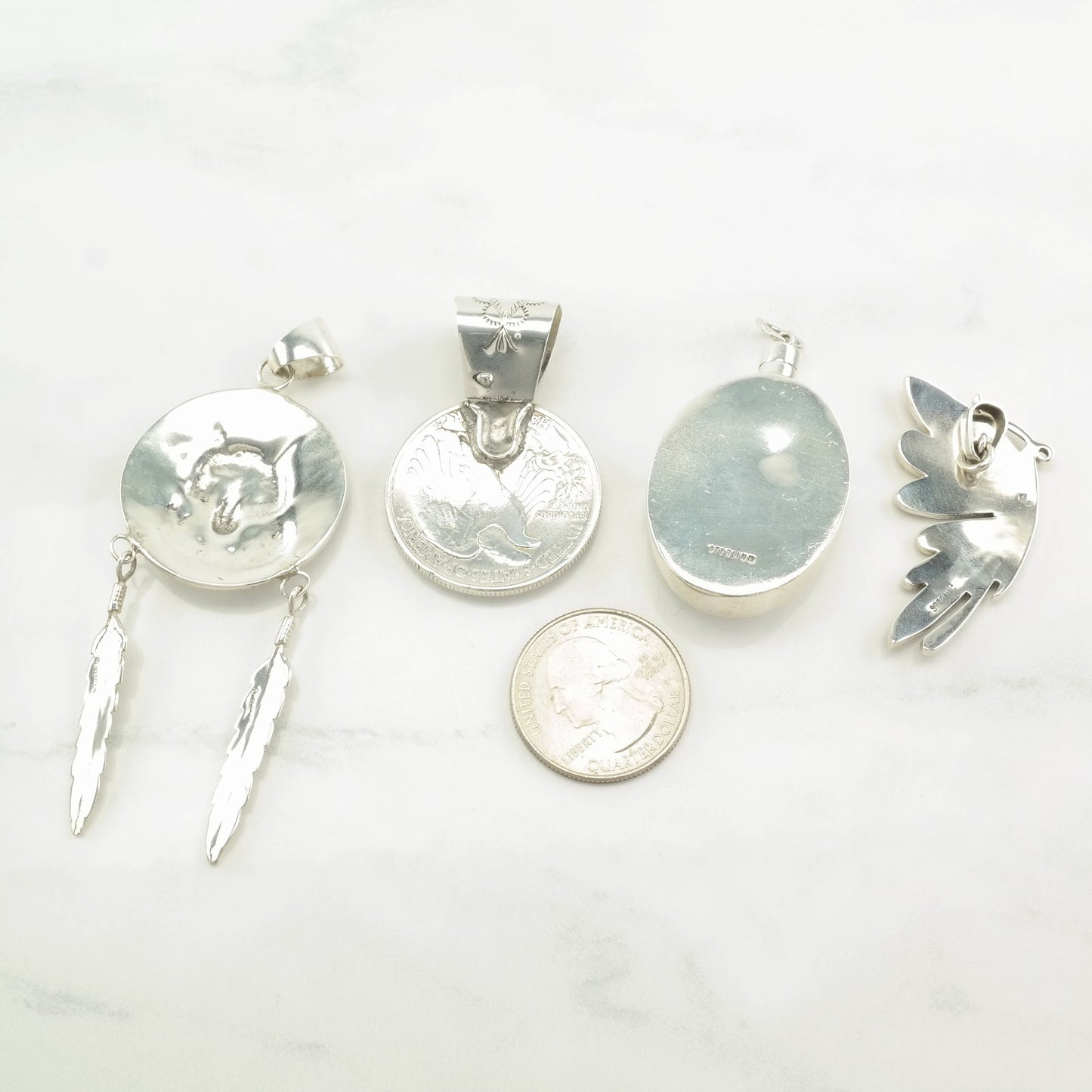 Vintage Southwest Choice Of Southwest Sterling Silver Pendant